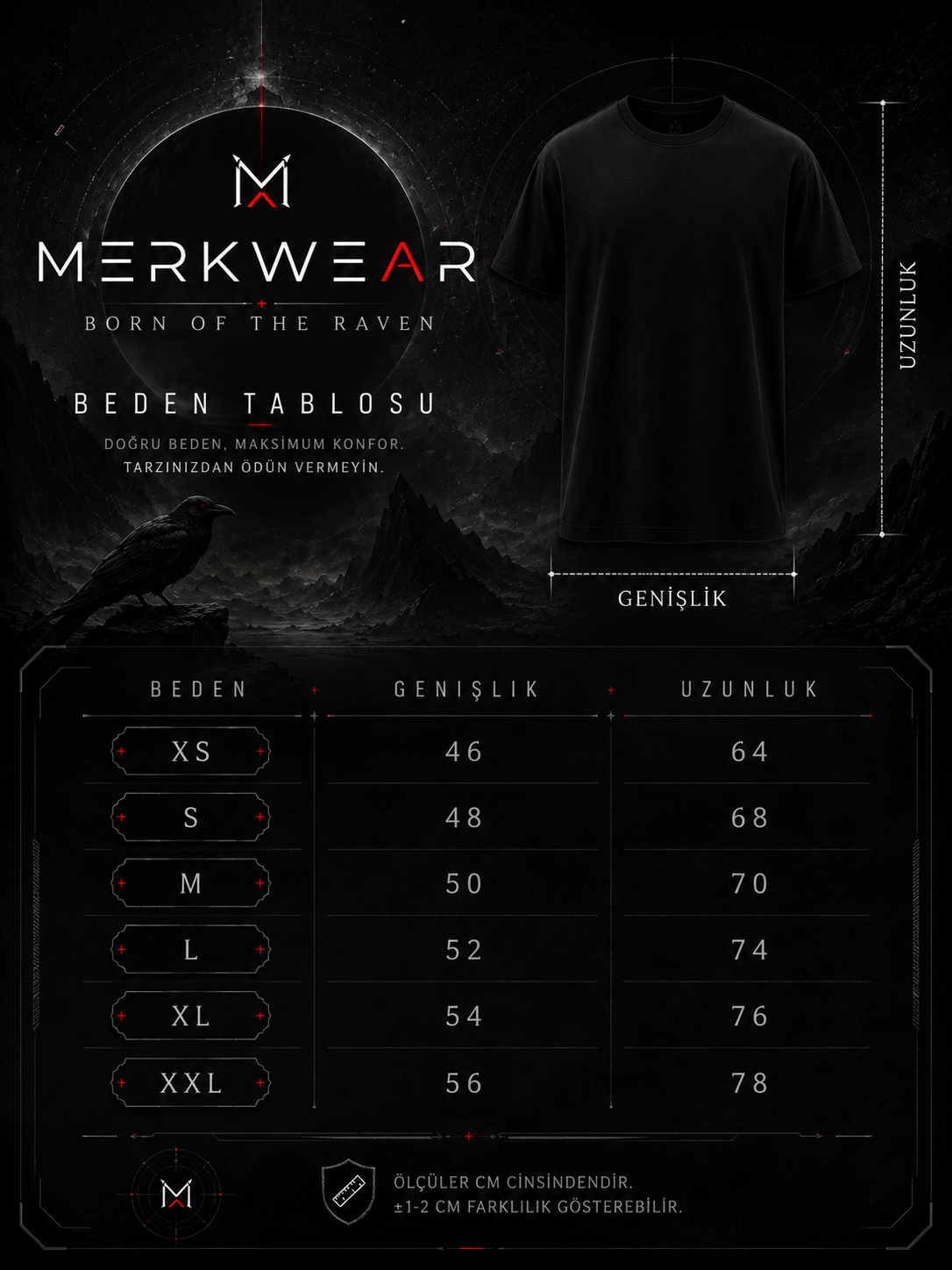 GOTİK Y2K Baskılı Tişört – Oversize- MERKWEAR®
