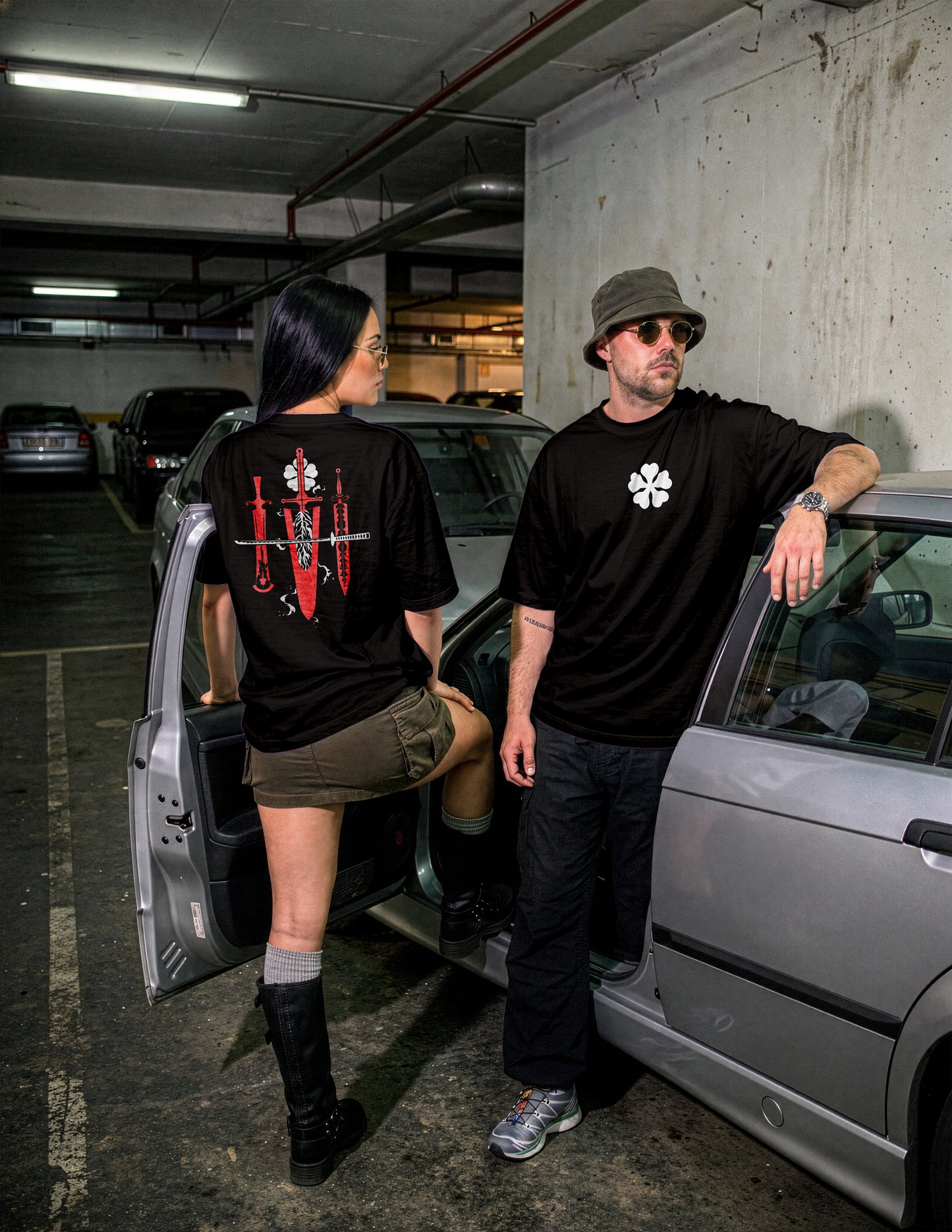 GOTİK Y2K Baskılı Tişört – Oversize- MERKWEAR®